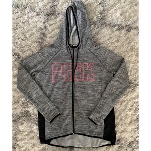Pink full zip hoodie